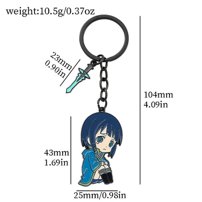 Sword Art Online (SAO) Metal Keychain - Kirito and Asuna