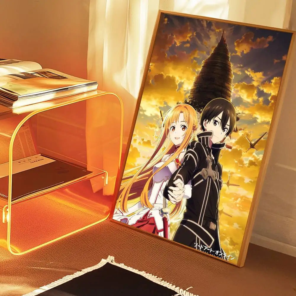 Sword Art Online (SAO) Self-Adhesive HD Poster - Decorate Your World!