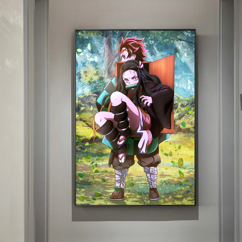 Premium Demon Slayer: Kimetsu no Yaiba Poster - Decorate Your Barracks!