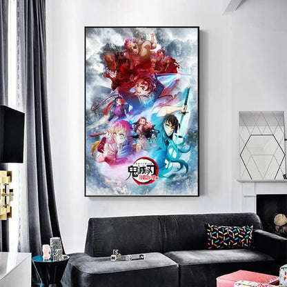 Demon Slayer: Kimetsu no Yaiba Classic Canvas Print - The Epic on Your Walls!