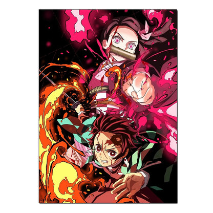 Premium Demon Slayer: Kimetsu no Yaiba Poster - Decorate Your Barracks!