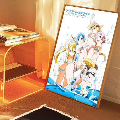 Sword Art Online (SAO) Self-Adhesive HD Poster - Decorate Your World!