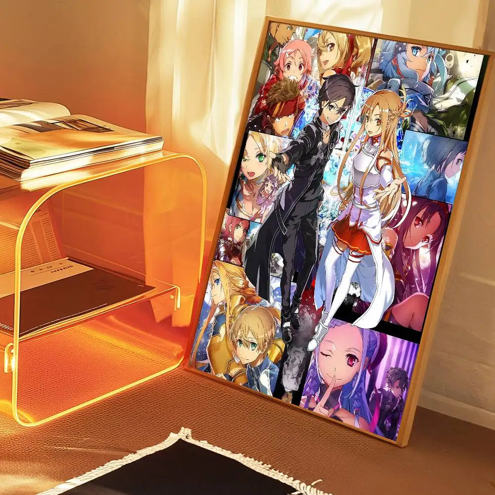 Sword Art Online (SAO) Self-Adhesive HD Poster - Decorate Your World!