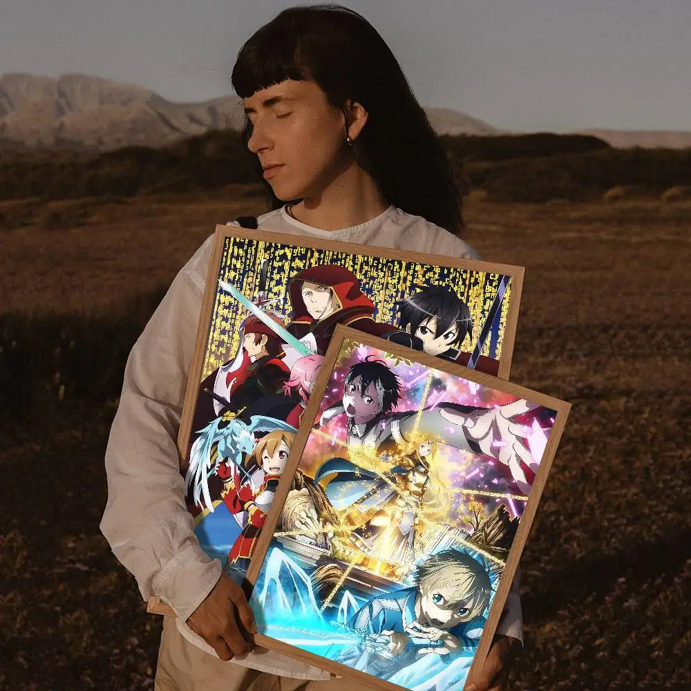 Sword Art Online (SAO) Self-Adhesive HD Poster - Decorate Your World!