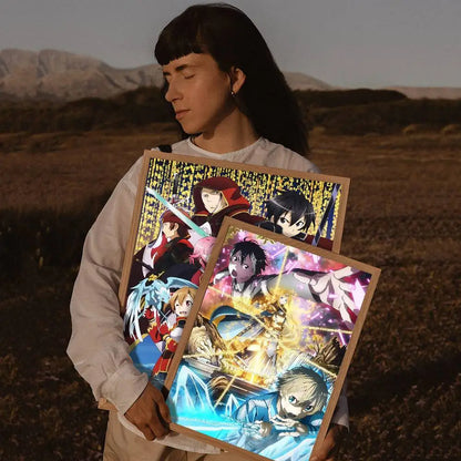 Sword Art Online (SAO) Self-Adhesive HD Poster - Decorate Your World!