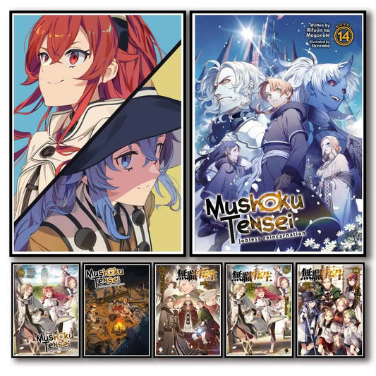 Mushoku Tensei: Jobless Reincarnation Canvas Poster - The Isekai Touch!
