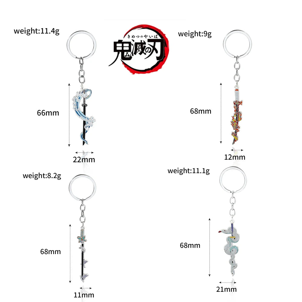 Nichirin Sword Metal Keychain (Demon Slayer) - The Edge of a Hashira!