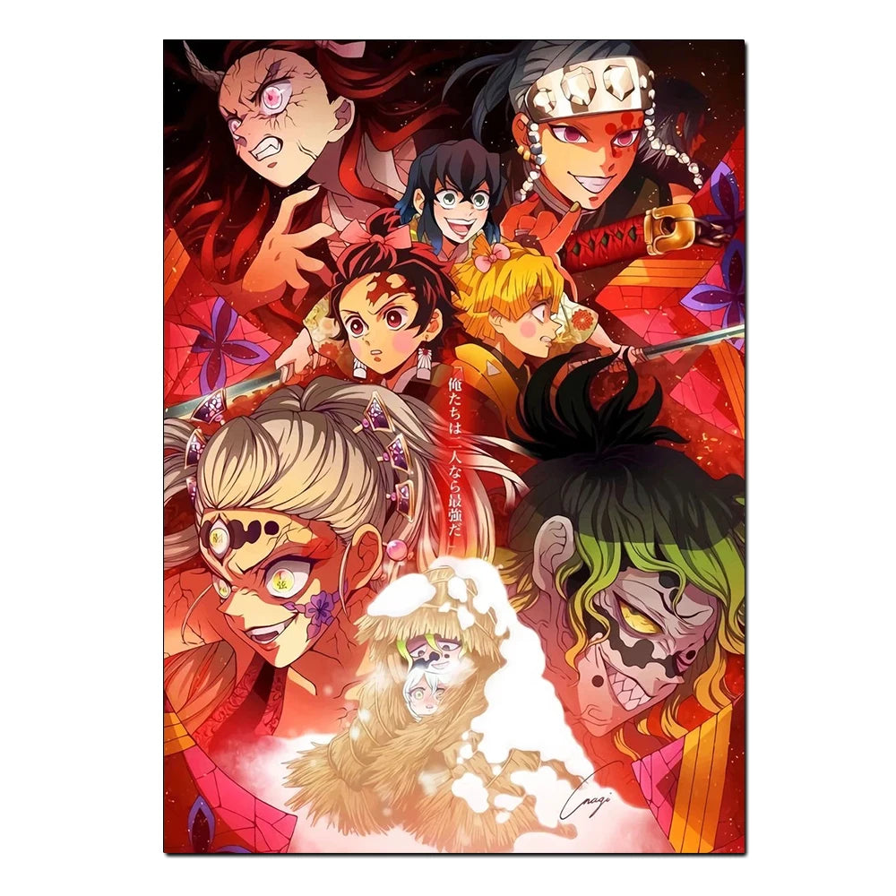 Premium Demon Slayer: Kimetsu no Yaiba Poster - Decorate Your Barracks!