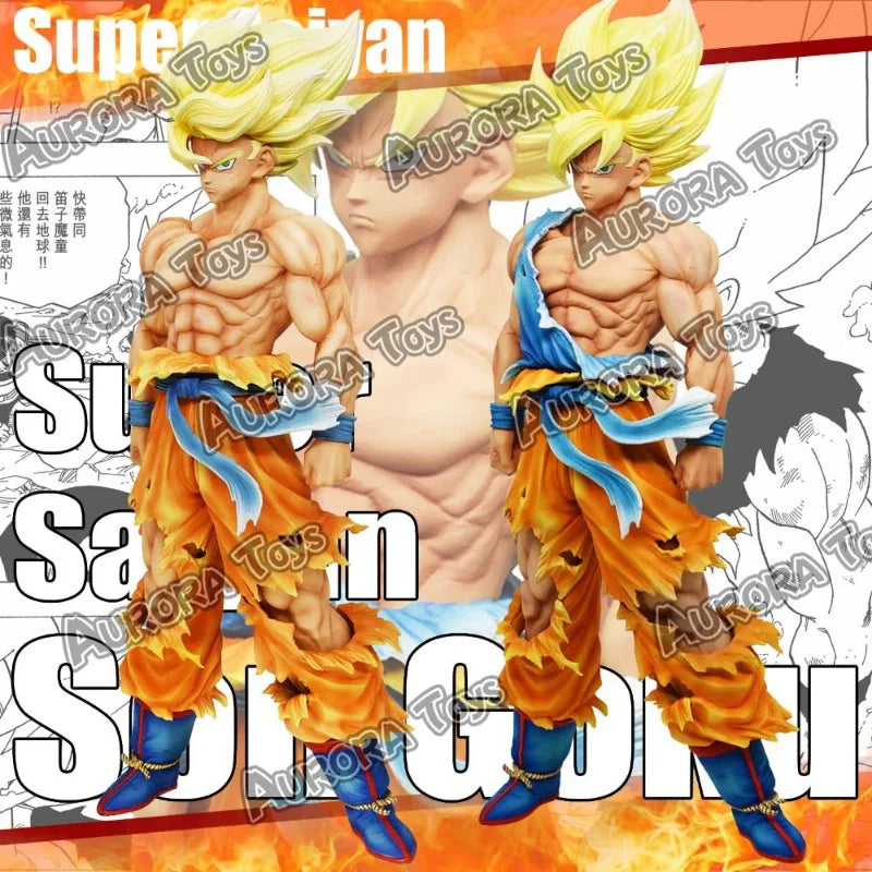 Bandai Goku Super Saiyan Figure - The Climax of Saiyan Power!