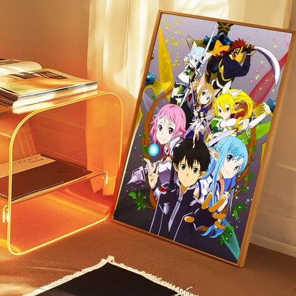 Sword Art Online (SAO) Self-Adhesive HD Poster - Decorate Your World!