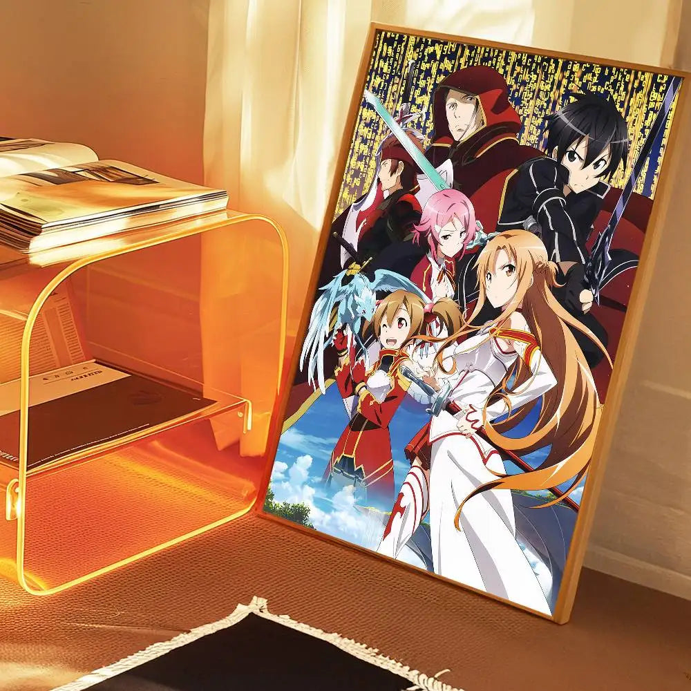 Sword Art Online (SAO) Self-Adhesive HD Poster - Decorate Your World!