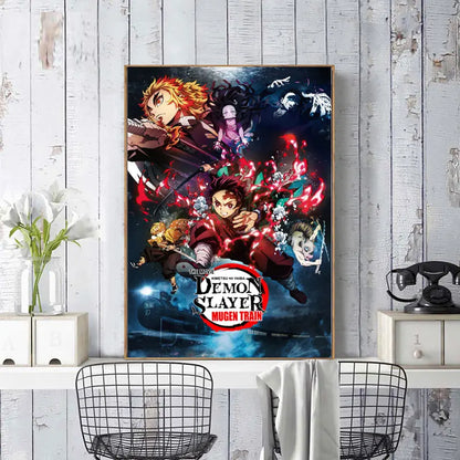 Demon Slayer: Kimetsu no Yaiba Classic Canvas Print - The Epic on Your Walls!