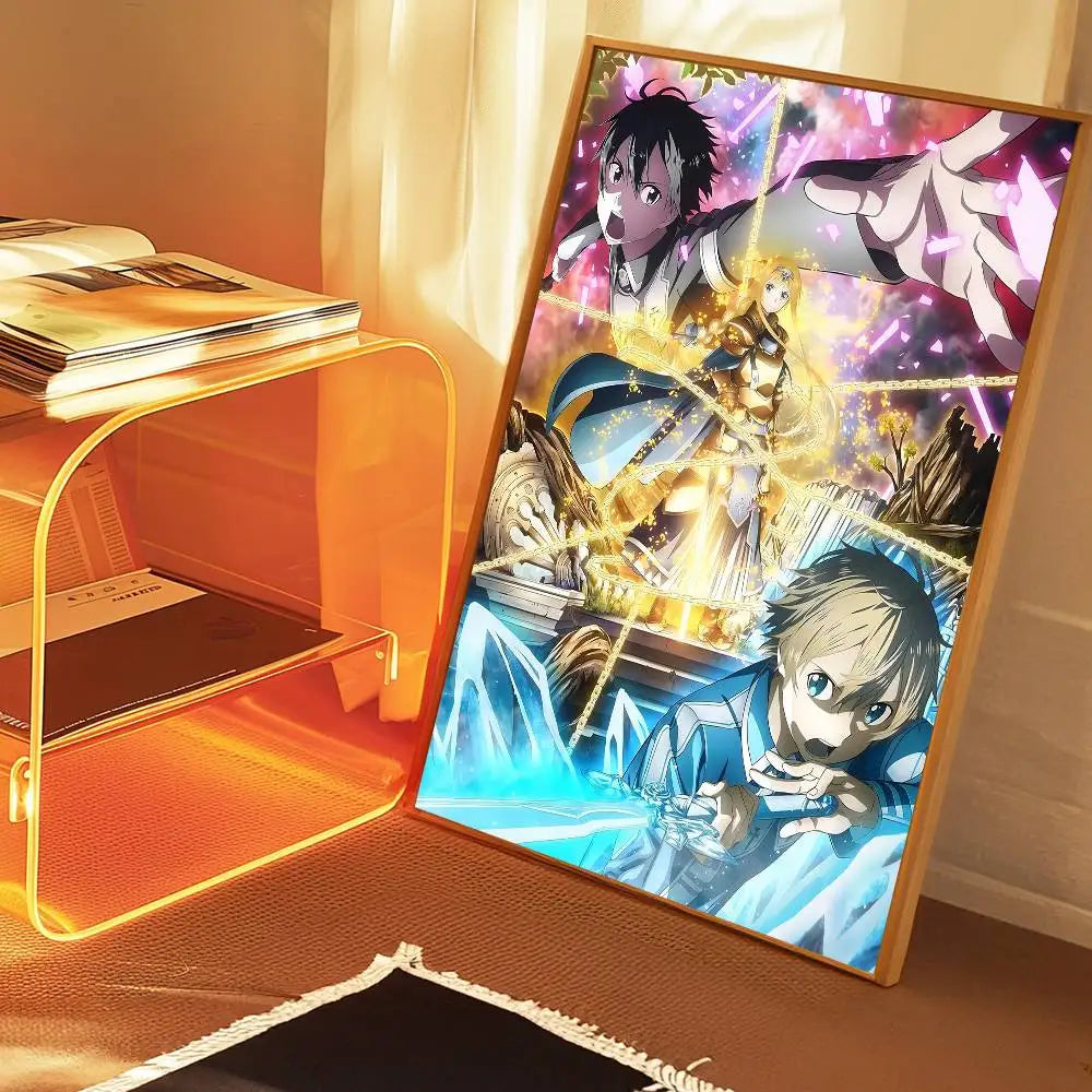 Sword Art Online (SAO) Self-Adhesive HD Poster - Decorate Your World!
