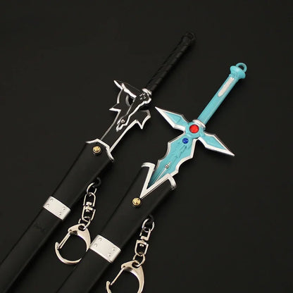Metal Replica Figure of Kirito's Swords: Double Attack (SAO)