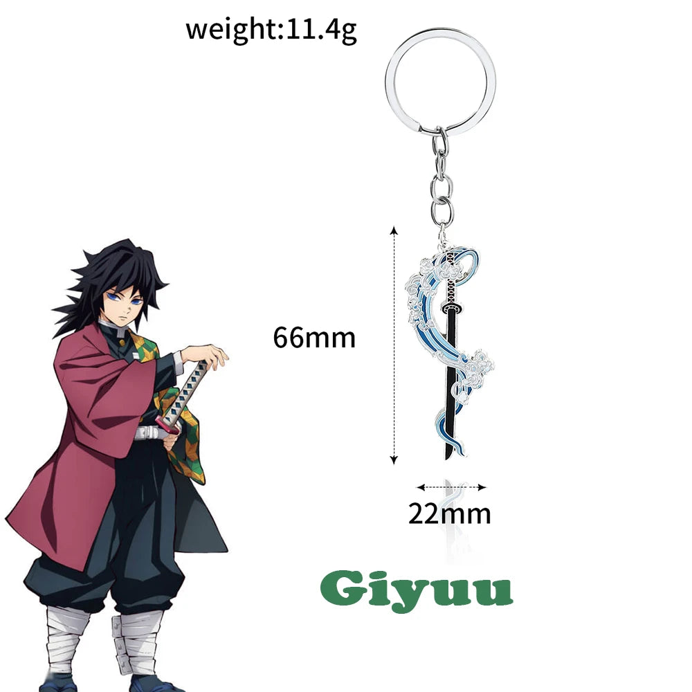 Nichirin Sword Metal Keychain (Demon Slayer) - The Edge of a Hashira!