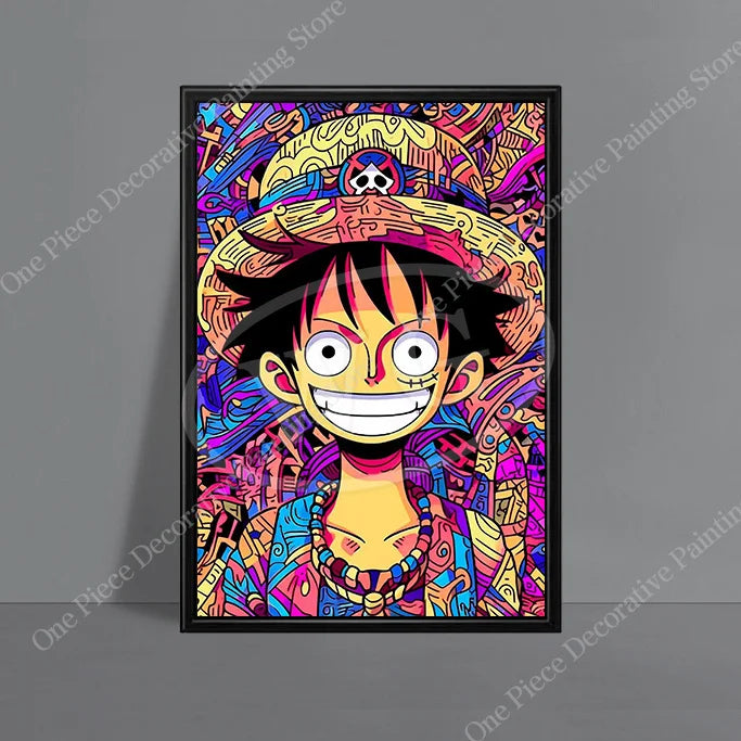 Monkey D. Luffy (ONE PIECE) HD Canvas Poster - The Captain's Spirit!
