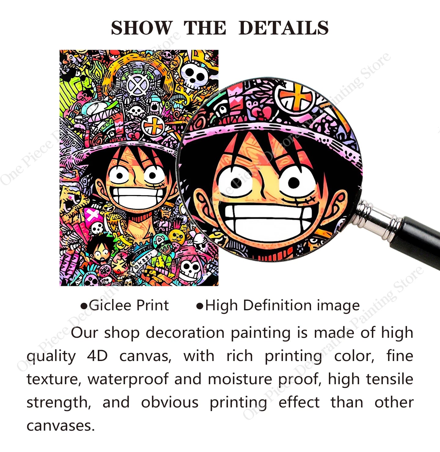 Monkey D. Luffy (ONE PIECE) HD Canvas Poster - The Captain's Spirit!
