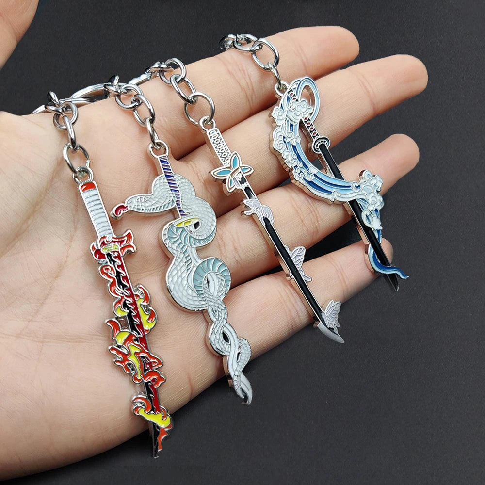 Nichirin Sword Metal Keychain (Demon Slayer) - The Edge of a Hashira!