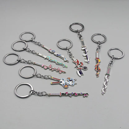 Nichirin Sword Metal Keychain (Demon Slayer) - The Edge of a Hashira!
