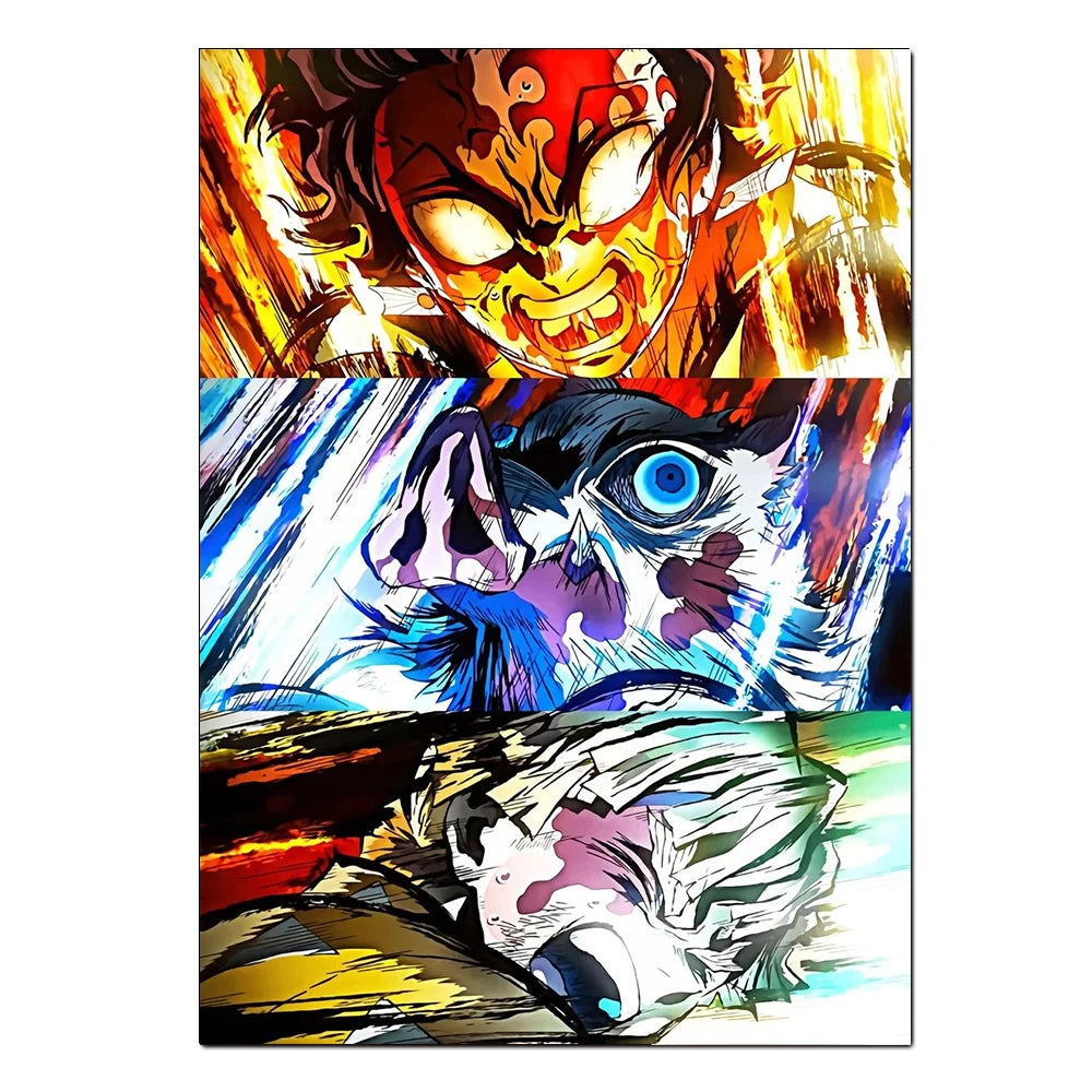 Premium Demon Slayer: Kimetsu no Yaiba Poster - Decorate Your Barracks!