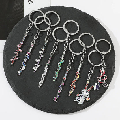 Nichirin Swords Metal Keychain (Demon Slayer) - Giyuu & Shinobu