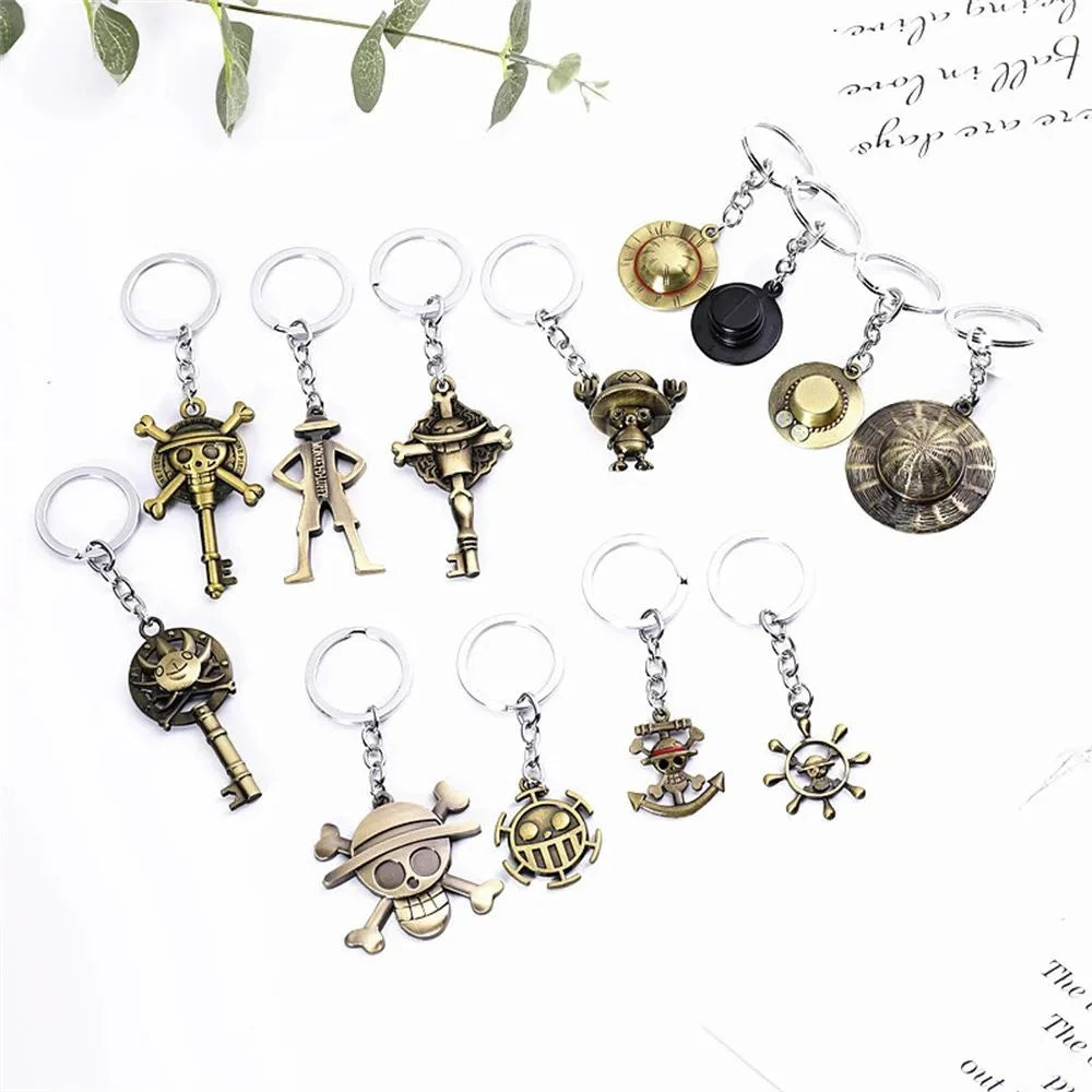 ONE PIECE Metal Keychains - Pirate Treasure!