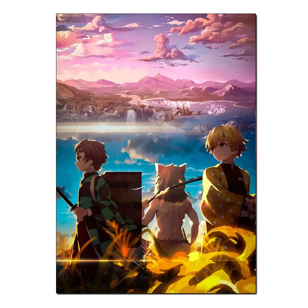 Premium Demon Slayer: Kimetsu no Yaiba Poster - Decorate Your Barracks!