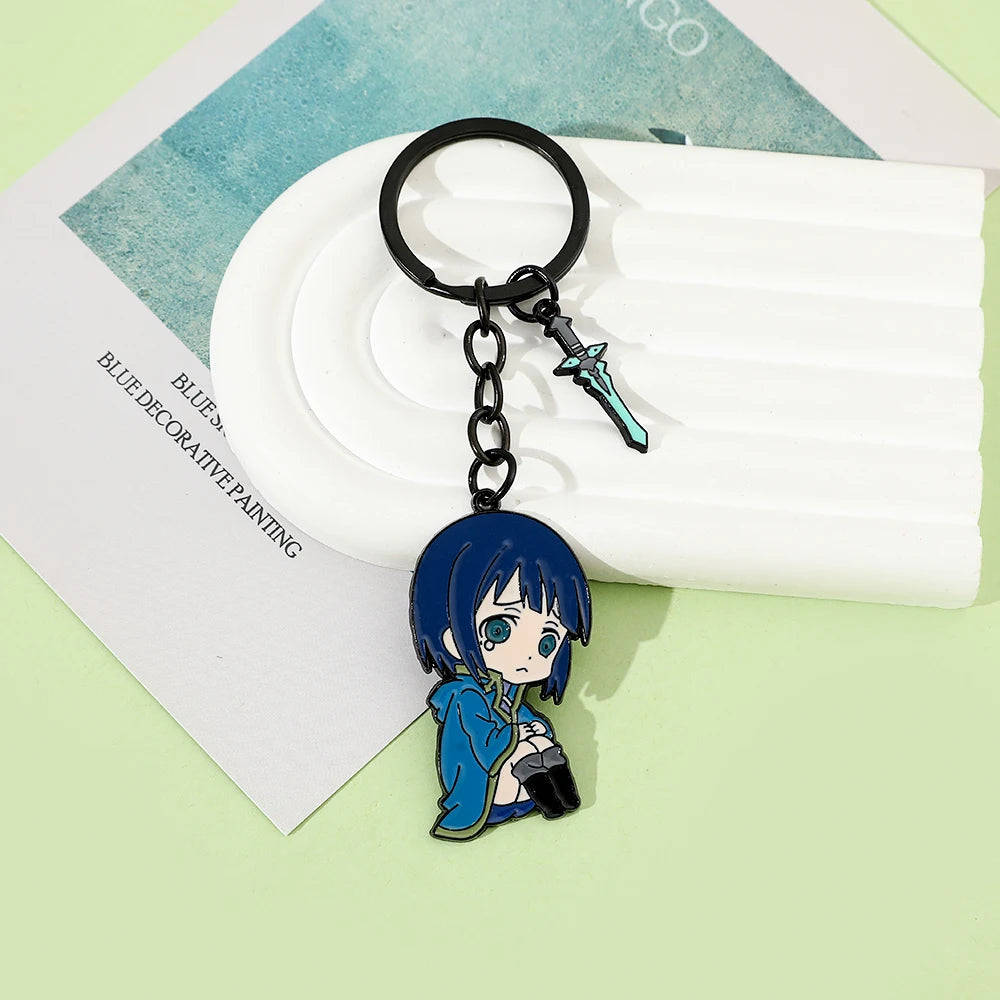 Sword Art Online (SAO) Metal Keychain - Kirito and Asuna