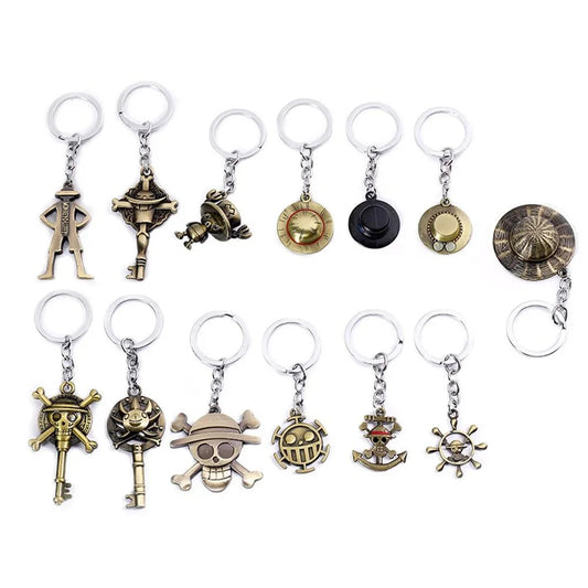 ONE PIECE Metal Keychains - Pirate Treasure!