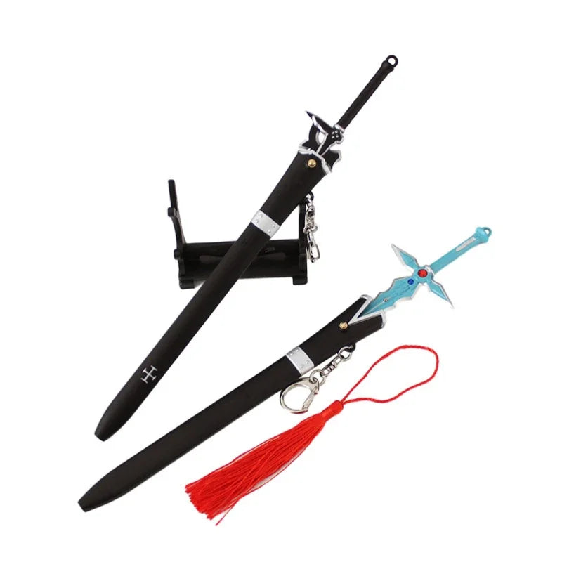 Metal Replica Figure of Kirito's Swords: Double Attack (SAO)