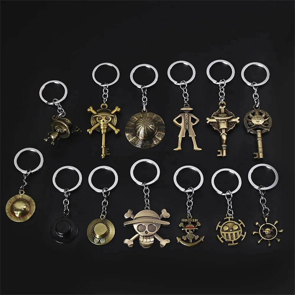 ONE PIECE Metal Keychains - Pirate Treasure!