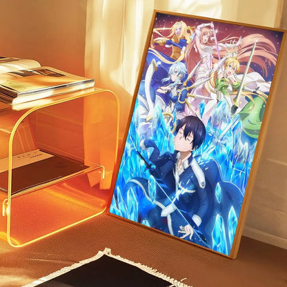 Sword Art Online (SAO) Self-Adhesive HD Poster - Decorate Your World!