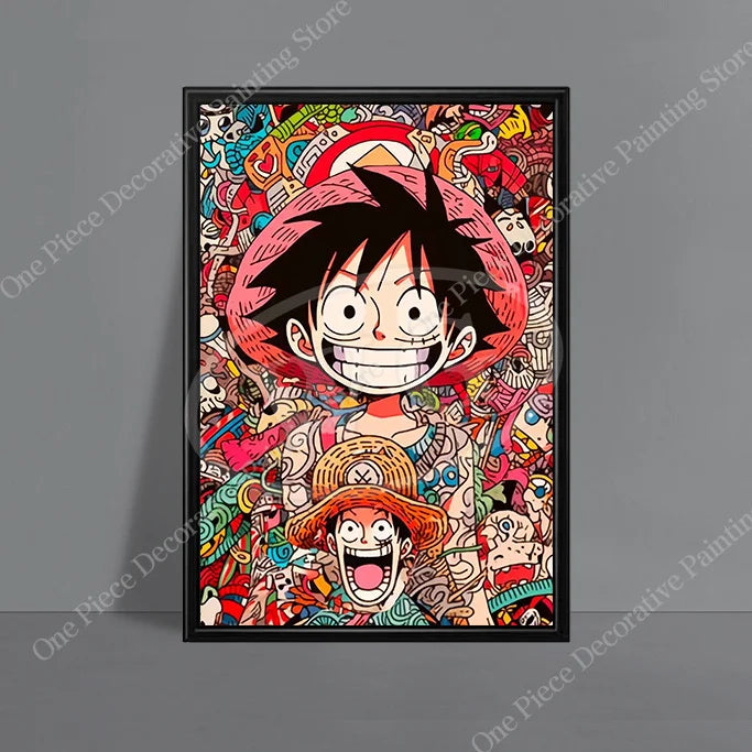 Monkey D. Luffy (ONE PIECE) HD Canvas Poster - The Captain's Spirit!