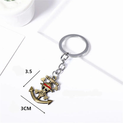 ONE PIECE Metal Keychains - Pirate Treasure!