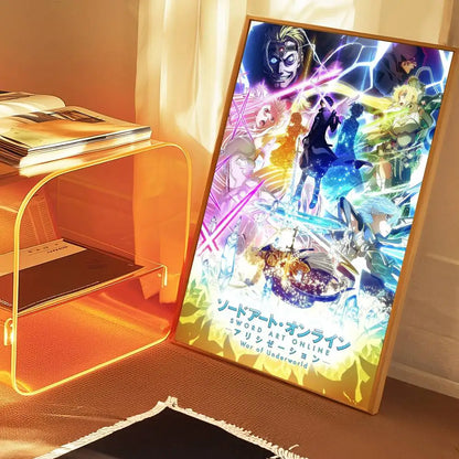 Sword Art Online (SAO) Self-Adhesive HD Poster - Decorate Your World!