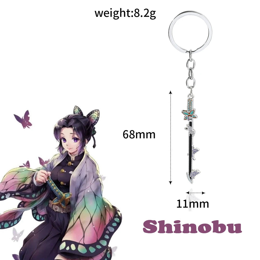Nichirin Sword Metal Keychain (Demon Slayer) - The Edge of a Hashira!