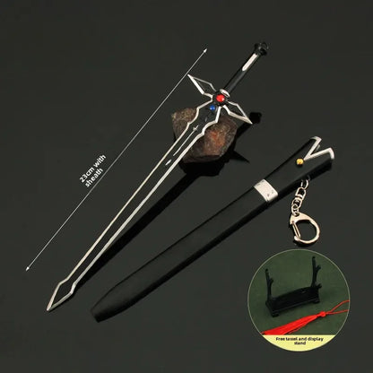 Metal Replica Figure of Kirito's Swords: Double Attack (SAO)