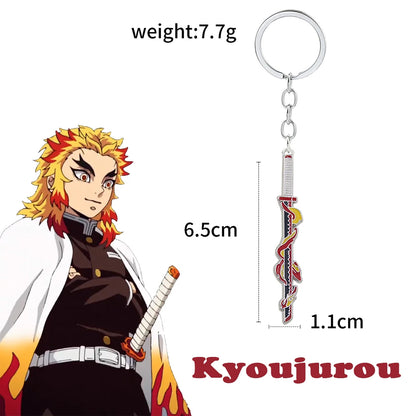 Nichirin Sword Metal Keychain (Demon Slayer) - The Edge of a Hashira!